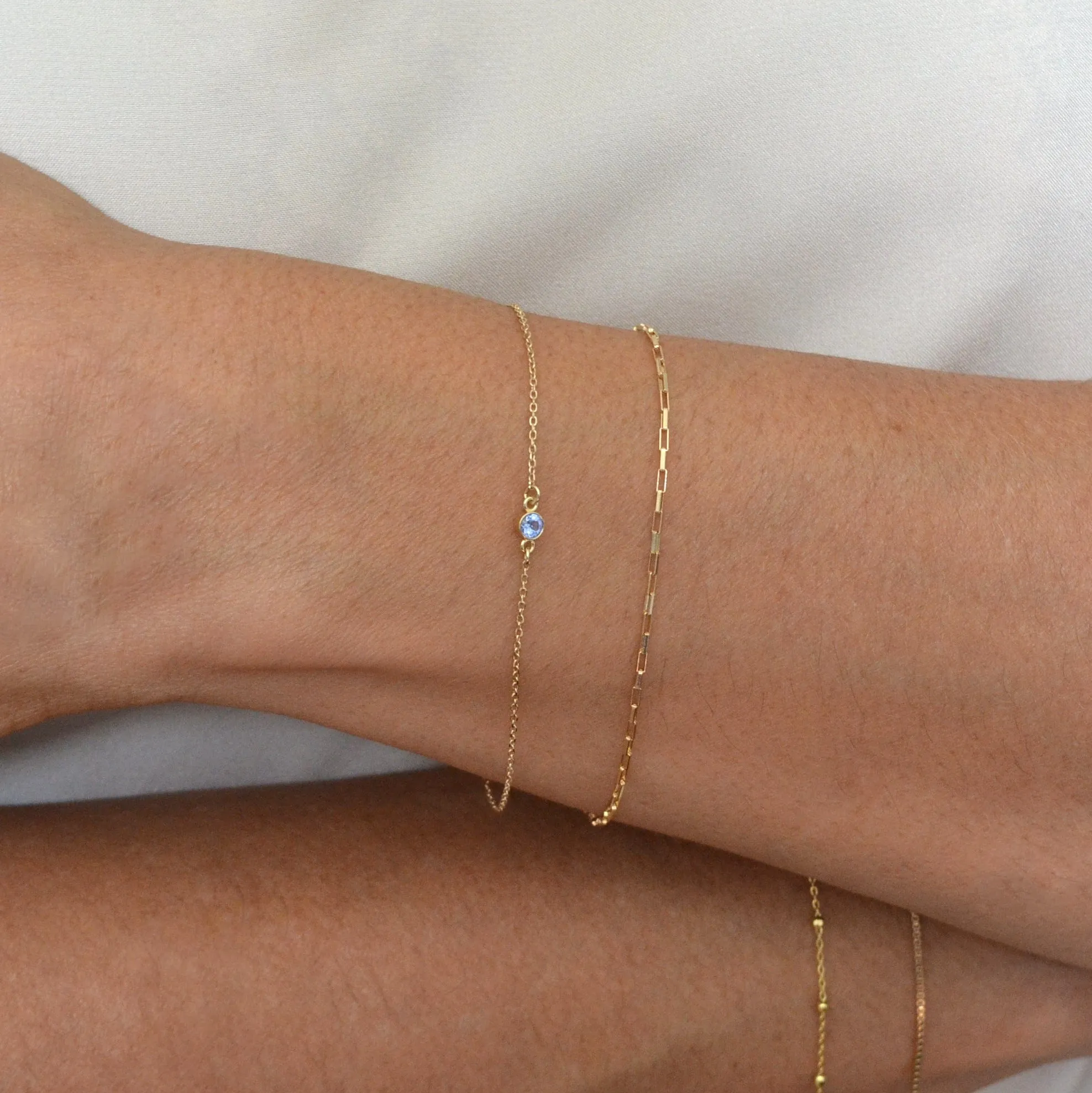 14k Emerald Bracelet