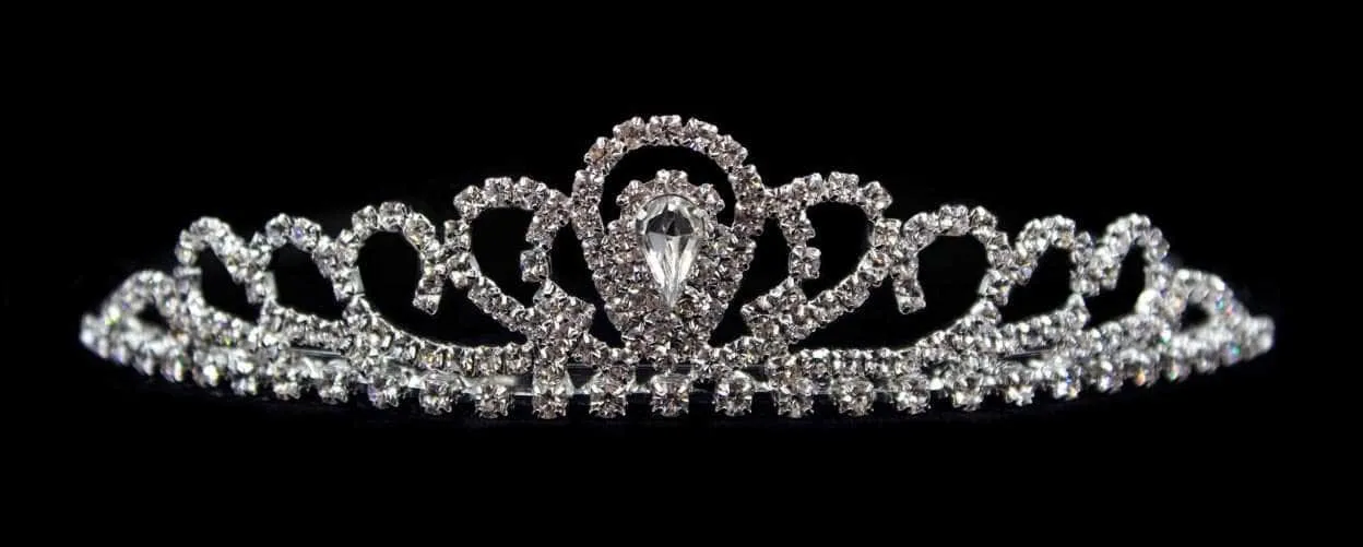 #16501 - Joining Wave Tiara with Combs - 1"