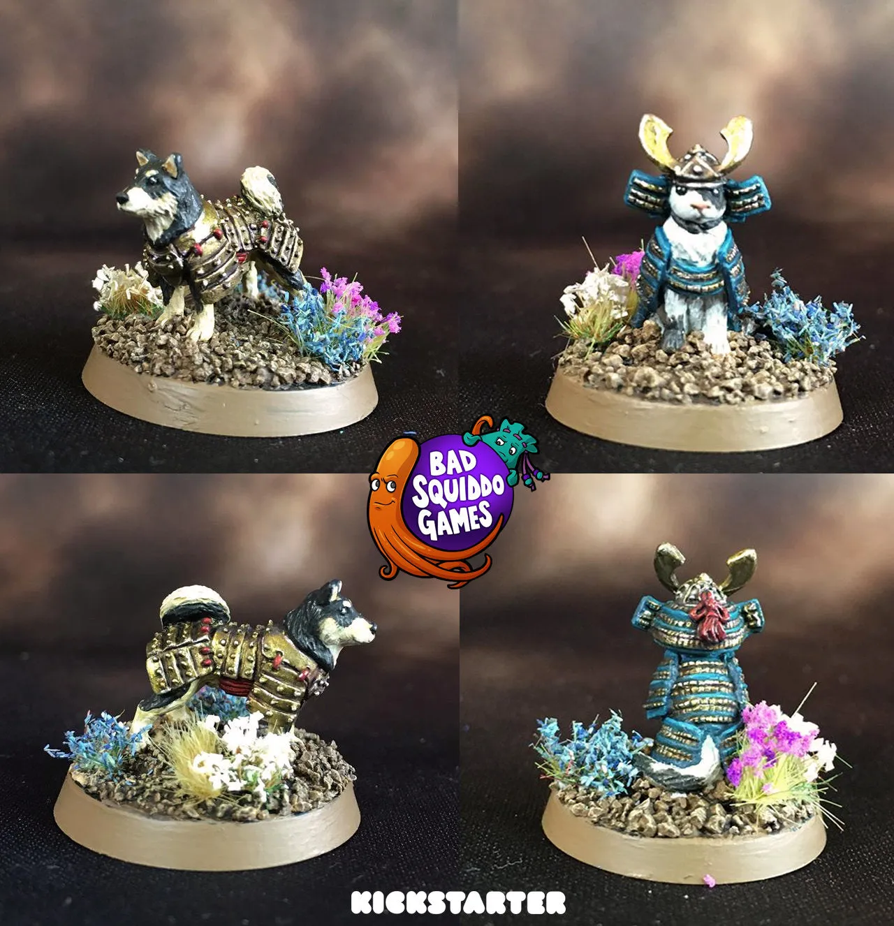 Bad Squiddo Games Noble Assistants: Busidoge and Shogun Meow BSQ BFM086