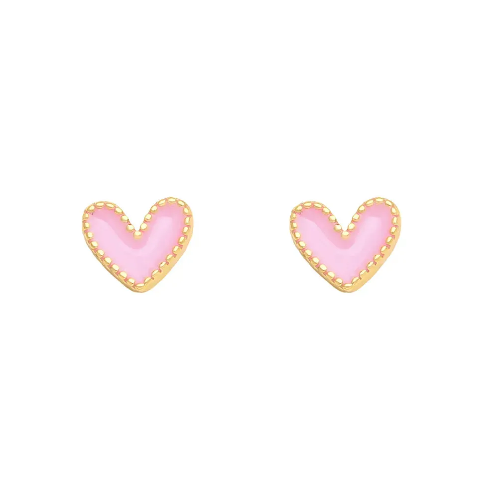 Be My Valentine Stud Heart Earrings