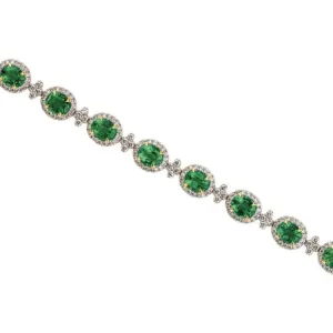 Emerald and Diamond Bracelet