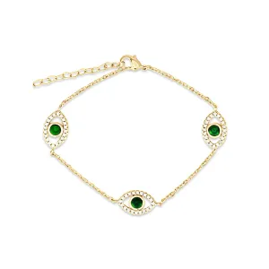 Evil Eye Station Bracelet