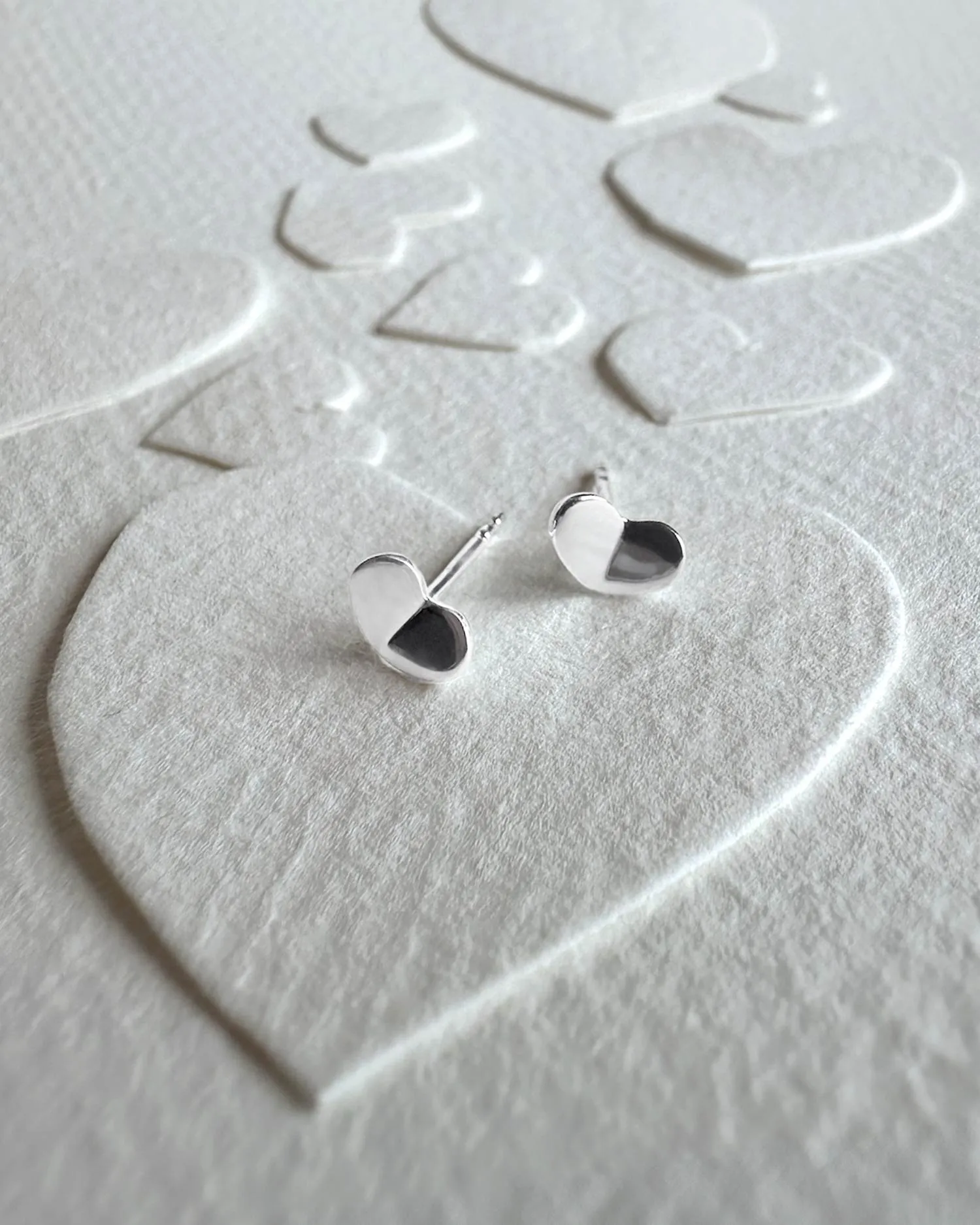 Mi Amor studs silver