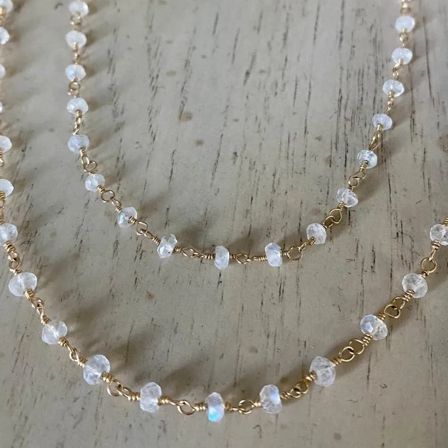 Moonstone Necklace - Lana