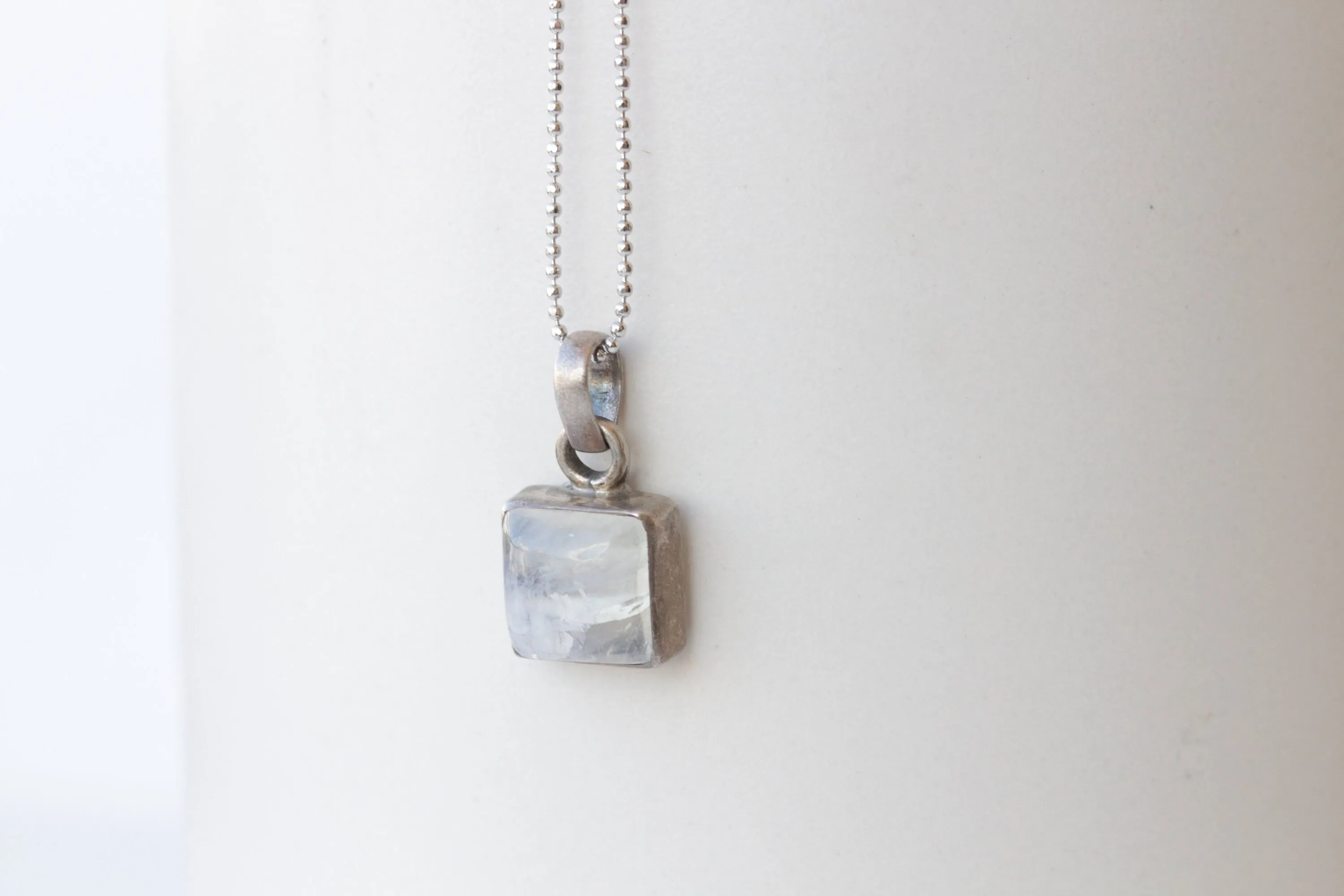 MOONSTONE SILVER Necklace