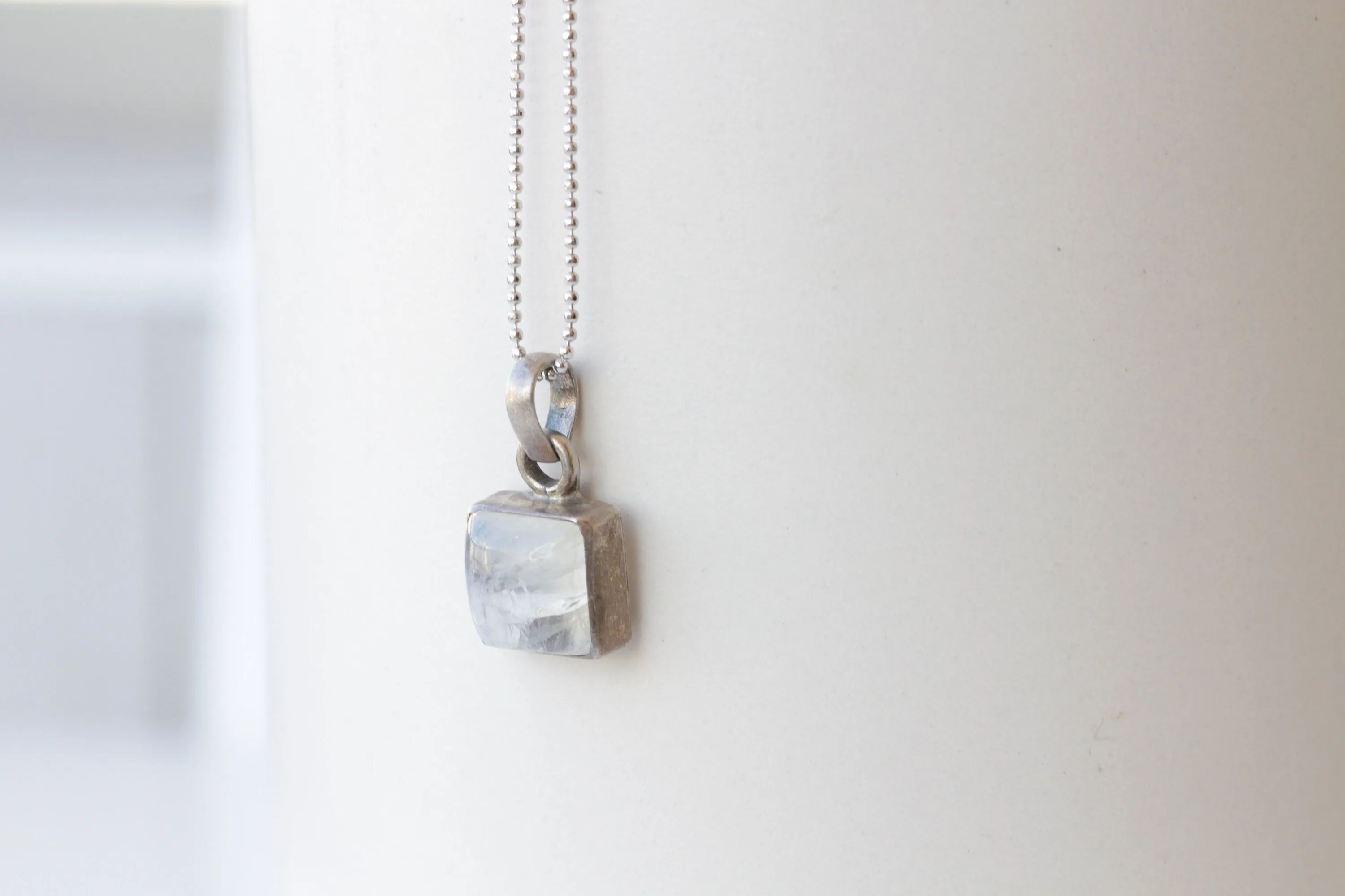 MOONSTONE SILVER Necklace