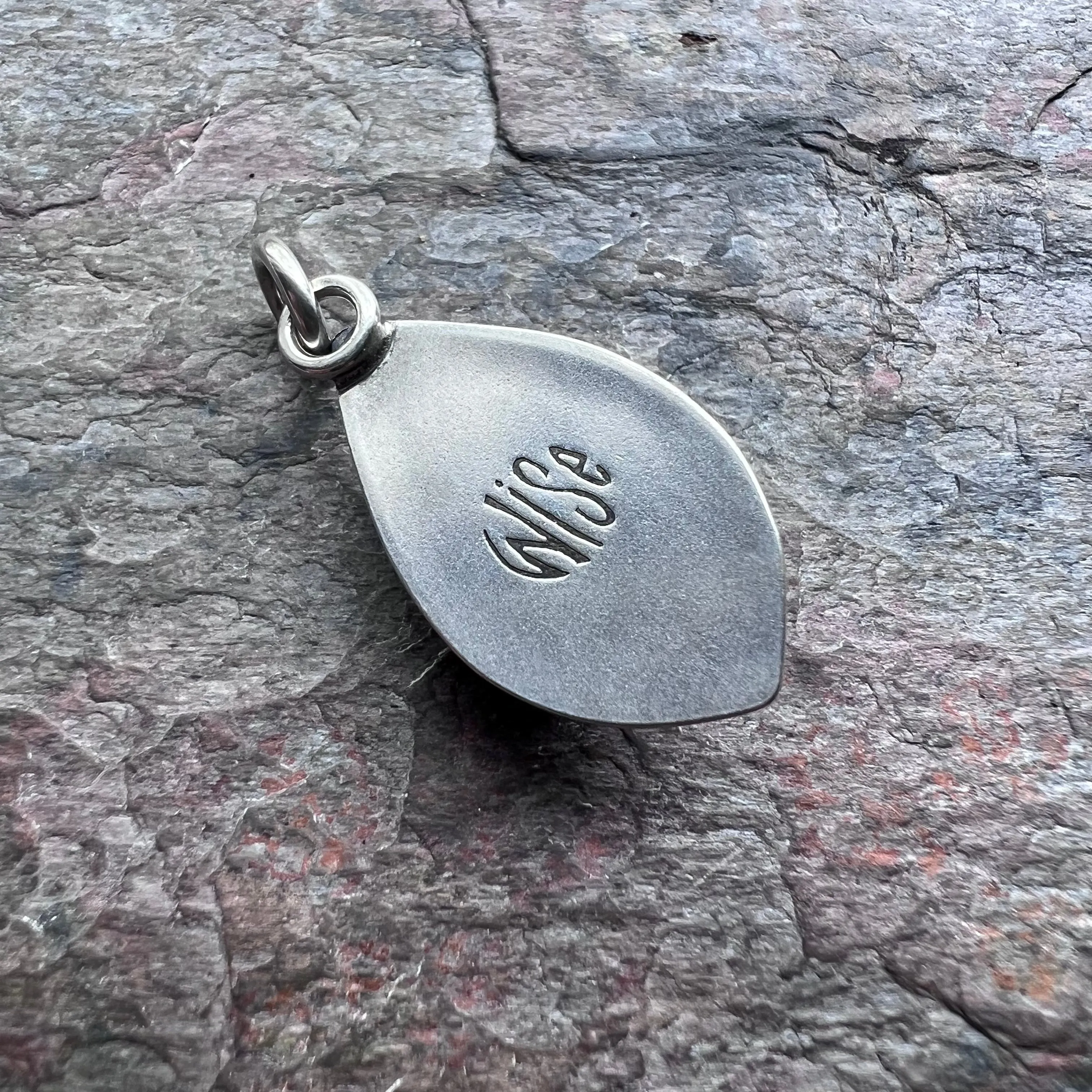 Rainbow Moonstone Sterling Silver Pendant - One-of-a-Kind Handmade Pendant