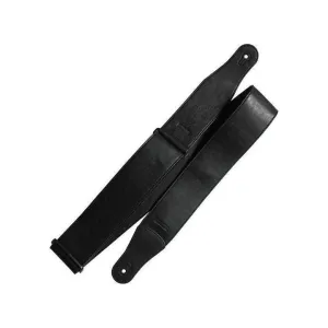Richter Stronghold II Leatherette Black Guitar Strap 1682